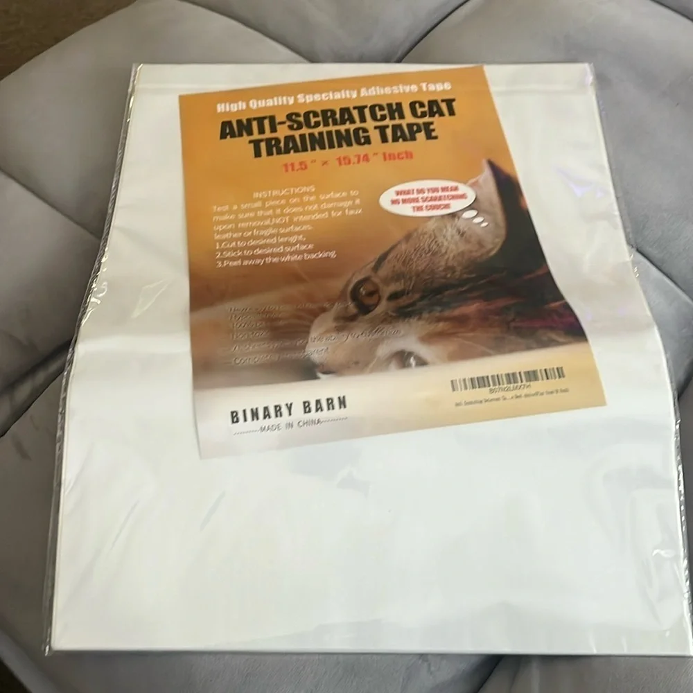 “Binary Barn- Anti Scratch Cat Training Tape: includes 2”